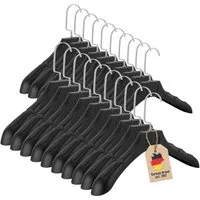 Intirilife Kleiderbügel, (20-tlg), 20x breite Kleiderbügel aus Kunststoff mit Anti-Rutsch Oberfläche