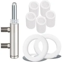 FELIXLEO Unterlegscheibe Fitschenringe Kunststoff 1mm 2mm Türscharnier Unterlage, 100-St.