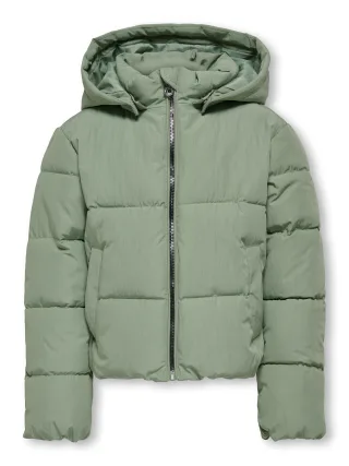 KIDS ONLY - KOGDOLLY LIFE SHT PUFFER JACKET OTW NOOS Hedge Green - Gr. - 140
