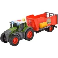 Dickie Toys Spielzeug-Traktor Fendt Farm Trailer, mit Licht und Sound