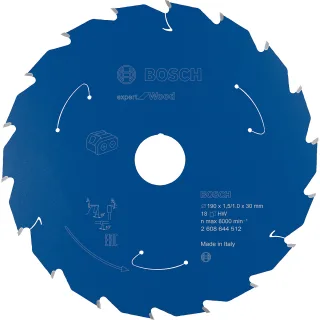 Bosch Akku-Kreissägeblatt Expert for Wood ø 190 mm - 2608644512
