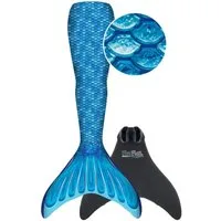 XTREM toys & sports Taucherbrille Fin Fun Meerjungfrau Mermaidens Blau S/M