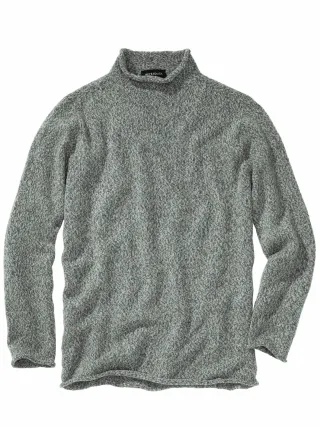 Mey & Edlich Herren Puristen-Pullover Schwarz 100 % Schurwolle
