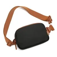KONO Gürteltasche Wasserabweisende Leichte Bauchtasche – Verstellbare Reise Brusttasche