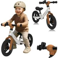 lionelo Laufrad TONI 25 cm Zoll, Leicht/Verstellbar/PU-Räder/120° Lenkerstopp