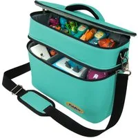 PUNALU Aufbewahrungstasche PUNALU XL Tasche für Toniebox 1 & 2 – Platz für bis zu 68 Tonies, mit abnehmbaren Schultergurt