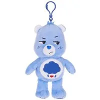 soma Kuscheltier Glücksbärchi Kuscheltier Care Bear Brumm Bärchi blau Bagclip 14 cm (1-St), Super weicher Plüsch Stofftier Kuscheltier für Kinder zum spielen