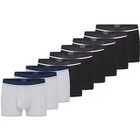 Schiesser Retro Boxer 9er Pack 95/5 Cotton (Spar-Set, 9-St) Retro Short / Pant - Baumwolle - ohne Eingriff - Atmungsaktiv