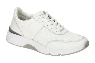 Gabor 86.897.50 ROLLINGSOFT Damen Sneakers wei? - sportlich und bequem
