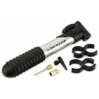 Dunlop Minipumpe DUNLOP Mini Fahrrad und Ball Luftpumpe mit 3 Adaptern