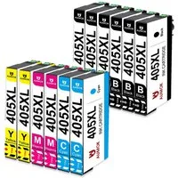 STAROVER 4er/5er/8er/10er 405XL Druckerpatronen für EPSON 405 XL Multipack Tintenpatrone (WorkForce Pro WF-7310DTW WF-7830DTWF WF-7835DTWF WF-7840DTWF WF-3820DWF, WF-3825DWF WF-4820DWF WF-4825DWF WF-4830DTWF)