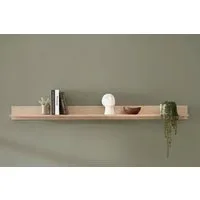 Home affaire Wandboard Fredericia, modernes Wandregal, Wandhalter mit Ablagefläche, vielseitig einsetzbares Hängeregal, Eiche Cremona Toro, 195 cm breit