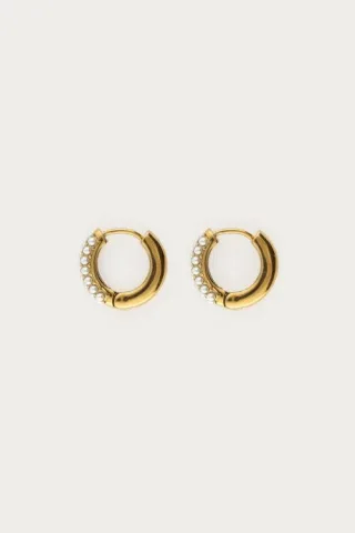My Jewellery - Creolen mit Perlen gold - Gr. - OS