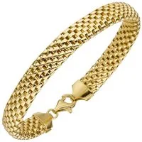 JOBO Armband, 925 Silber vergoldet 19,5 cm
