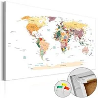 Artgeist Pinnwand World Map [Cork Map]