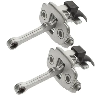 2x Türfangband / Türstopper Band Halterung VORNE Links + Rechts für VW Lupo / Seat Arosa