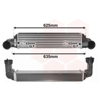 Van Wezel Ladeluftk?hler BMW 3er E46 318 - 330 + d xd Cd td