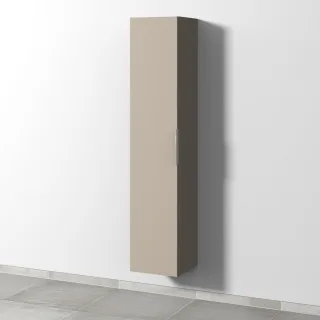 Sanipa 3way Hochschrank mit 1 Tür, Sandgrau-Matt UF10867