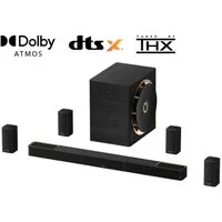Ultimea Skywave X100 Dolby Atmos & DTS:X Soundbar 9.1.6-Kanal-Surround-Sound (Abgestimmt von THX, 1500 W, 20Hz Low Frequency, App, 8K-HDR-Passthrough, heimkino soundsyste)
