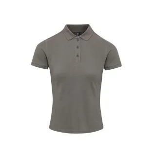 Premier - Poloshirt für Damen (Dunkelgrau)