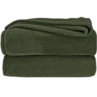 Wohndecke Premium Super Soft Flanell Kuscheldecke Sofadecke, heimtexland, super weich und flauschig, Allergiker geeignet, atmungsaktiv