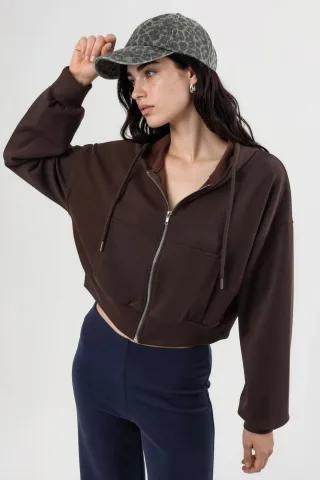 Kapuzenshirt mit Reißverschluss