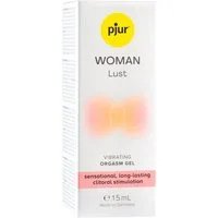 pjur Stimulationsgel WOMAN Lust, Flasche mit 15ml, 1-tlg., vibrierendes Orgasmusgel für intensive Lust