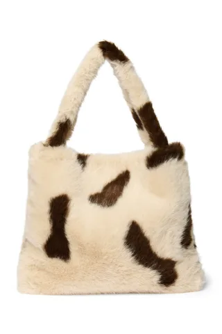 Studio Noos Holy Cow Faux Fur Mom-Bag