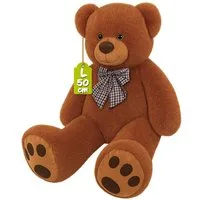 monzana Kuscheltier Deuba (1-St), Teddybär L - XXXL 50-175cm verschiedene Farben Weiches Fell Schleife