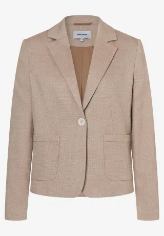 MORE & MORE - Struktur-Blazer braun - Gr. - 38
