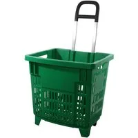 GERSO Einkaufskorb Einkaufstrolley Einkaufskorb m. Rollen 55L, 55 l, 0