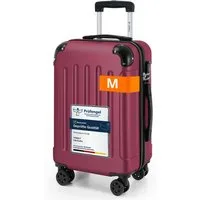 YONSLY Hartschalen-Trolley Hartschalen-Reisekoffer Trolley Rollkoffer in S/M/L/XL Größen, 4 Rollen, mit 360°-Lenkrollen, Zahlenschloss und mehrstufigem Teleskopgriff
