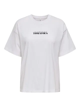 ONLY - ONLVIVVI S/S LOVELY TOP JRS Bright White - Gr. - L