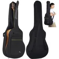 MALATEC Gitarrentasche Gitarrenkoffer mit Tragegurt (Spar-Set, 1-tlg., bequem), Passend für klassische und akustische Gitarren bis 105 cm Länge