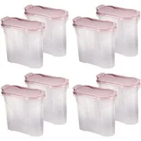 Bestlivings Gewürzbehälter Vorratsdose 300ml, Kunststoff, (8-tlg., 300 ml), Schüttdose für Gewürze, Vorratsbehälter Set - Frischhaltedosen