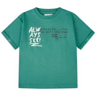 STACCATO - Kn.-T-Shirt, oversized emerald - Gr. - 104/110