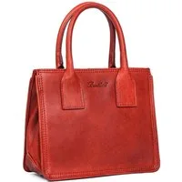 Benthill Henkeltasche Damen Echt Leder Tasche Henkeltasche Handtasche Frauen Schultertasche, Reißverschlussfach