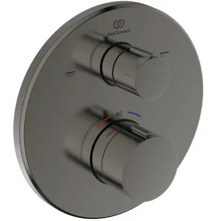 Ideal Standard Badethermostat UP Ceratherm T100 Rosette d:157mm Magnetic Grey, A8584A5 A8584A5