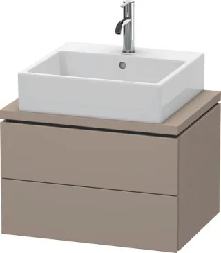Duravit L-Cube Konsolenwaschtischunterbau wandhängend Basalt Matt 620x477x400 mm - LC580504343 LC580504343