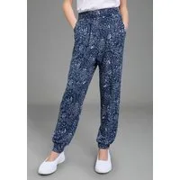 KIDSWORLD Jerseyhose Viskose Haremshose für Mädchen, bequeme Passform, aus weichem Single Jersey