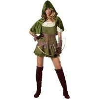 dressforfun Kostüm Damenkostüm, Bequemes Kleid mit passendem Umhang.