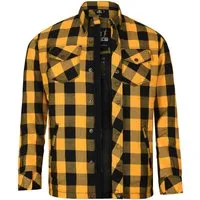 Bores Motorradjacke Bores Lumberjack Jacken-Hemd Basic schwarz / gelb Herren motorradjacke herren