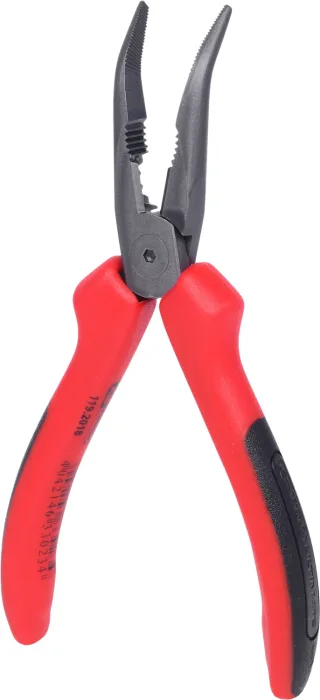 KS Tools ULTIMATEplus Flachrundzange, gebogen, 165mm rot/schwarz - 119.2018