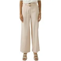 s.Oliver BLACK LABEL Stoffhose mit Bindegürtel und weitem Bein