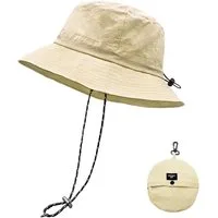 FOUORTUNATE-BEE Fischerhut Fischerhut Sommer Outdoor Sonnenhut Herren Damen faltbar leicht Faltbarer Fischerhut mit Kordel Outdoor Wandern Reisen Strand
