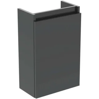 Ideal Standard Eurovit Plus Handwaschbeckenunterschrank R0271TI Grau glänzend lackiert, 345x202x550mm, Tür 1, Anschlag links/rechts