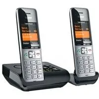 COMFORT 500A Duo, analoges Telefon silber/schwarz, 2 Mobilteile
