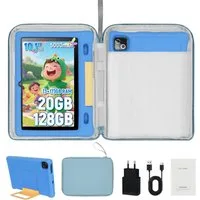 BUFO Kinder Lern-Tablet mit Elternkontrolle 10'' Android 16, 64GB Tablet (10", 128 GB, Android 15, Kids Bumper blau)