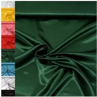 MAGAM-Stoffe Stoff "Estelle", Satin glänzend einfarbig uni ideal für Kleidung und Deko Meterware