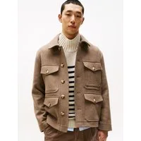 Tommy Hilfiger Wolljacke WOOL JACKET Wolljacke Übergangsjacke, Winterjacke